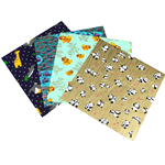 Assorted 6" Chiyogami Origami 16 Sheet Pack - ANIMALS