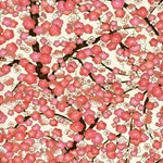 Chiyogami Yuzen Origami Paper - PASSION PINK GARDEN - 4 Sheet Pack - 6 x 6 Inch