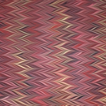 Brazilian Marbled Origami Paper Pack - CHEVRON - Red - 4 Sheet Pack - 6 x 6 Inch