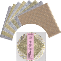 Kin Gin Textured and Patterned Foil Origami Paper