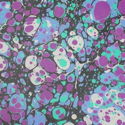 Hand Marbled Origami Paper - DISCO STONE